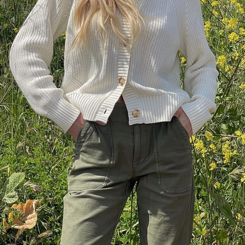 Faherty Green Utility Pants